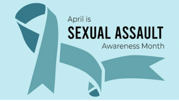 The sexual assault awareness month poster.